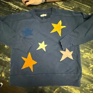 MILES BY MADEWELL NAVY BLUE WITH VELVET STARS SIZE SMALL
